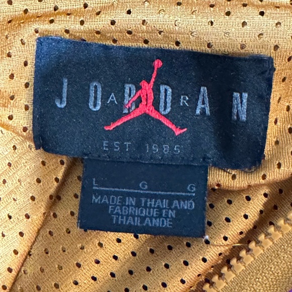 Nike Air Jordan Jacket Men L Desert Purple Wings Flight Zip Track - Picture 3 of 4